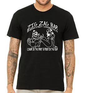 DIRTY! Classic Zig Zag Bar Tshirt - 69 Beaver St. Lickingville PA Vintage - Bild 1 von 10