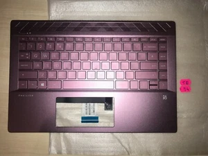 Repostal de palmas genuino HP Pavilion serie 14-CE teclado Reino Unido L51751-031 rosa - Imagen 1 de 3