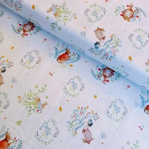 Peter Lapin Tissu Coton Beatrix Potter Par Fat Quarts 100% Qualité Coton 23 - Imagen 1 de 9