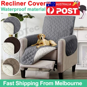 Recliner Sofa Chair Cover with NonSlip Strap Couch Cover Slipcover Pet Protector - Picture 1 of 15