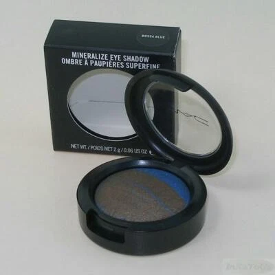 MAC Mineralize Eye Shadow Bossa Blue (Blue Brown Pearl) Boxed - Image 1 of 3