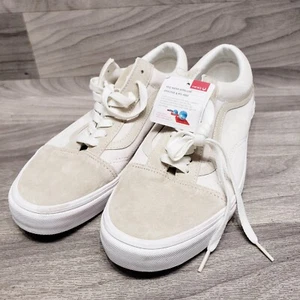 Vans Low HEIQ Eco Dry Blanco Marfil Gamuza Tenis Para Hombre Talla 11.5 Para Mujer’s 13 NUEVO - Imagen 1 de 11