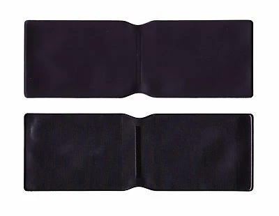 HAPPY OYSTER 10 x Black Plastic Oyster Card Wallet / Holder / Cover