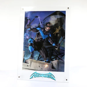 Night Wing Signed Art Print Acrylic Display Stand - Picture 1 of 3