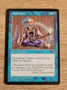 1x Meditate - German - FBB - EDH - Vintage - Modern #1993 - Picture 1 of 2