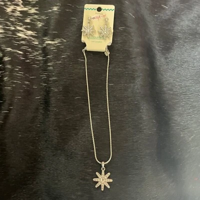 Blazin Roxx Spurwell Earrings Necklace Set New Lead Compliant USA Western Cowgir - Image 1 of 3