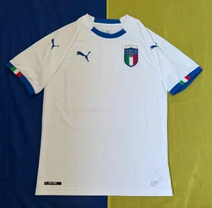ITALY NATIONAL TEAM 2018-2019 AWAY SOCCER JERSEY FOOTBALL SHIRT PUMA Sz.S - Picture 1 of 14