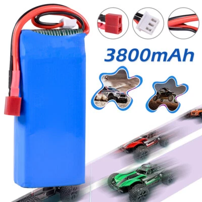7,4V 3800mAh Batterie Lipo Akku Deans T Stecker für WLtoys 1/14 144001 RC Auto - Bild 1 von 4