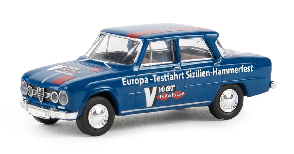 Brekina 29521  Alfa Romeo Giulia 1600 "Testfahrt" Scala H0 1:87 - Immagine 1 di 1