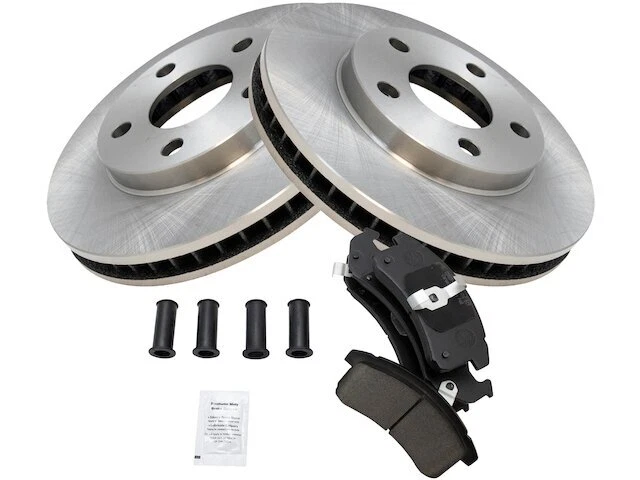 Kit de pastillas de freno delanteras y rotor TRQ 96DM37J para Oldsmobile 88 1998-1999 Foto 1 de 1