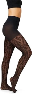NEW Hanes EcoSmart Top Tights Animal pattern Sheer Control Top Recycled XL - Picture 1 of 6