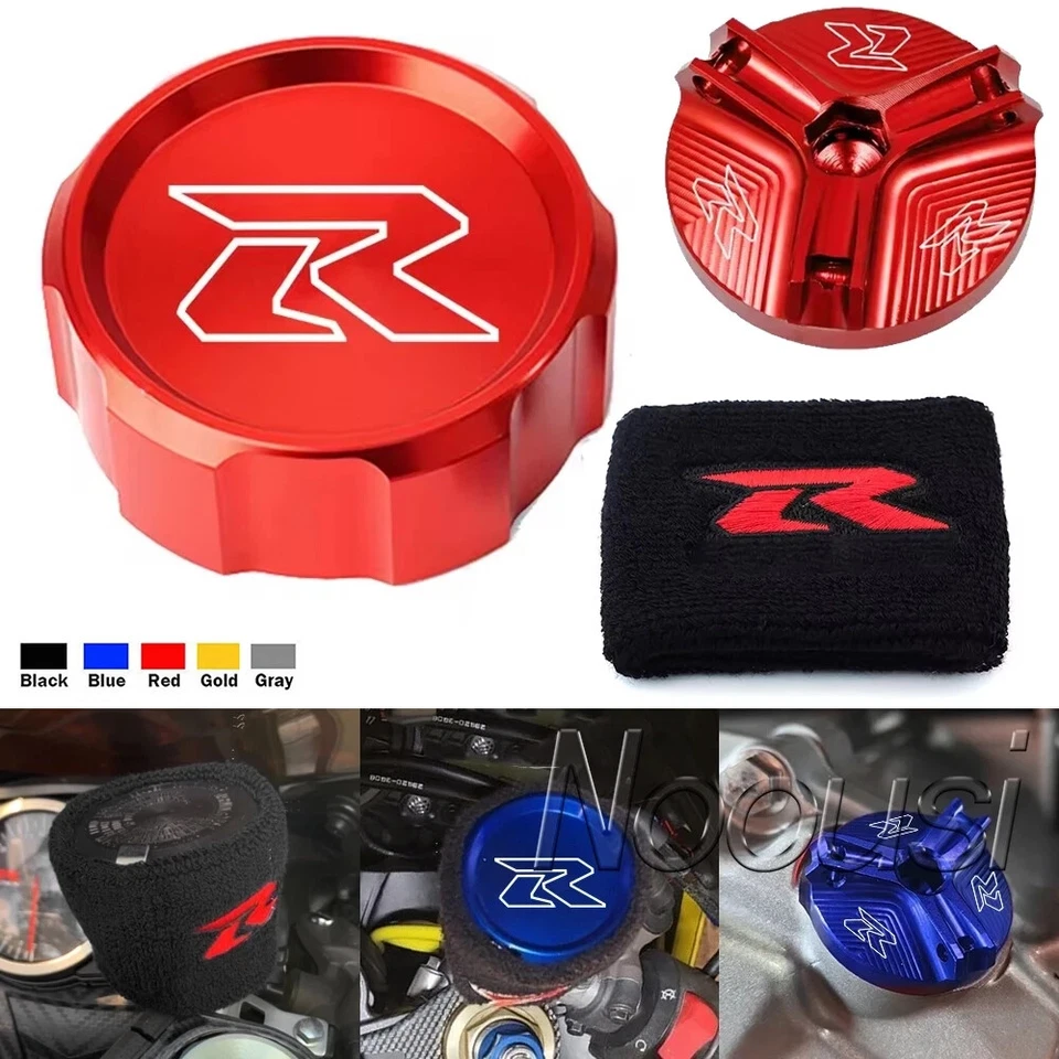 Tapa de depósito de líquido de frenos para Suzuki GSXR 600/750/1000 Foto 1 de 4