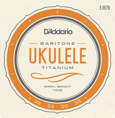 D'Addario EJ87B Titanium Ukulele Strings Baritone  - Image 1 of 4