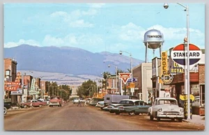 Postal c1960 Townsend Montana Vintage Chevrolet Signo Cromo. #C12 - Imagen 1 de 2