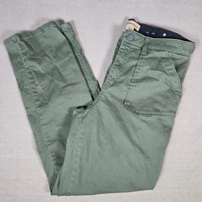 Democracy Women's Size 12 Olive Green Utility Ankle Pants AB Solution Stretch - Image 1 of 4