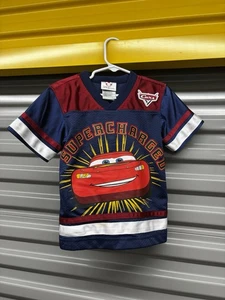 Camisa de Colección Niños Coches Niños XXS Roja Carreras Jersey Rayo McQueen Disney - Imagen 1 de 9