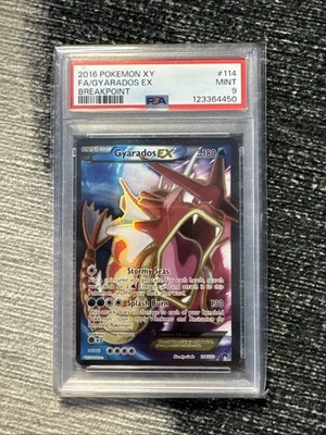 Pokémon Gyarados EX TCG Full Art Holo Ultra Rare Card 114/122 PSA 9 - Image 1 of 2