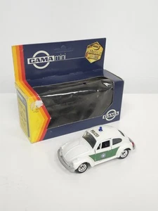GAMA MINI Germany - 1/43 VOLKSWAGEN 1302 BEETLE POLICE Car #833 WITH BOX Polizei - Picture 1 of 8