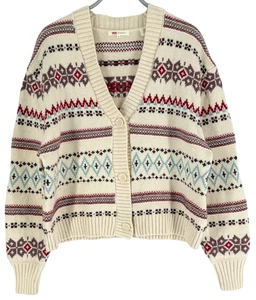 Suéter cárdigan jersey 10 % lana LEVIS'S STRAUSS & CO para mujer talla S - Imagen 1 de 9