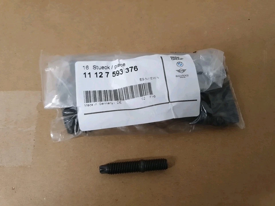 BMW Flange STUD x 16 Turbo to Head N54 N55 135i 235i 335i  - Image 1 of 1