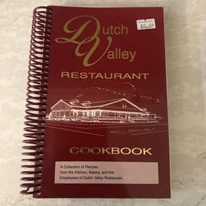 Amish Recipes Dutch Valley Restaurant Cookbook Ohio Recipes Name Contributor VG - Imagen 1 de 6
