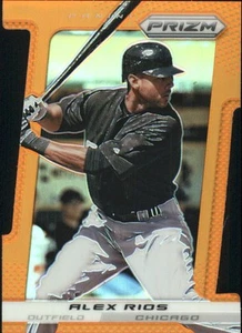 2013 Panini Prizm Prizms Orange Die-Cut Baseball Card #175 Alex Rios/60 - Picture 1 of 2