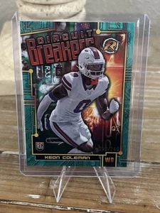 2024 Topps Resurgence Keon Coleman Circuit Breakers Aqua Surge RC #/249 Bills - Bild 1 von 2