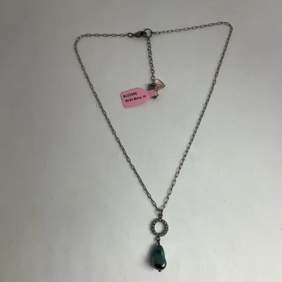 Auténtico Collar Círculo Perla Resina Verde Sabika Verano 2022 Foto 1 de 4