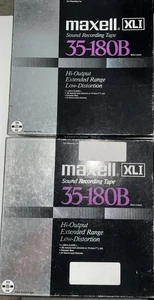 2 Spulen Maxell XLI Tonaufnahme Band 35-180B - Bild 1 von 7