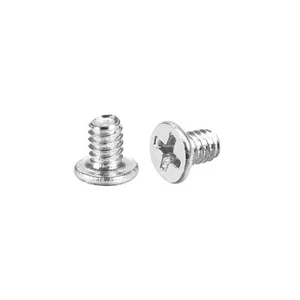 Vis pour ordinateur portable M1,4 x 2 mm 2,5 mm dia Phillips tête vis ton argent 100 pièces - Photo 1/4