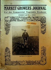 Market Growers Journal February 1 1922 Commercial Vegetable Producer - Picture 1 of 3