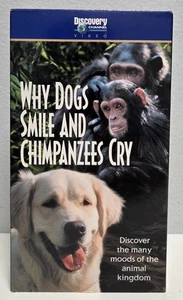 Why Dogs Smile And Chimpanzees Cry (VHS, 1999) Discovery Channel - Picture 1 of 4