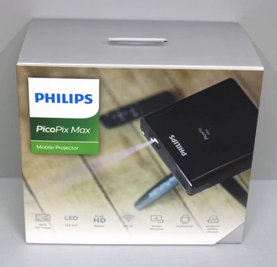 Philips PicoPix Max Mobiler Projektor PPX620/INT HDMI Bluetooth NEU - Bild 1 von 4