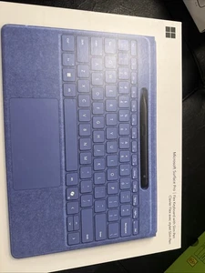 Microsoft Surface Pro Flex Keyboard with Slim Pen Bundle, Bright Sapphire - Photo 1/2