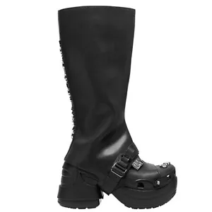 Crocs x Feng Chen Wang Collaboration schwarze Sirene Clogs M10/W12 authentisch Neu im Karton - Bild 1 von 9