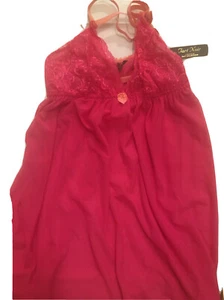 TART NOIR Fuscia Pink Babydoll Nighty Wire Free Size S/M - Picture 1 of 4