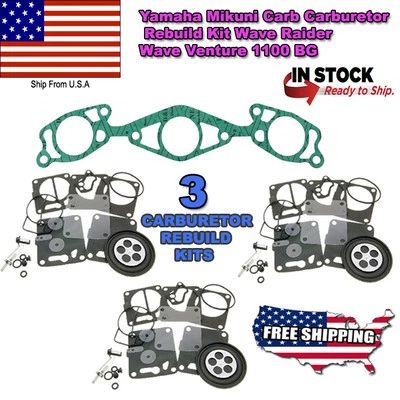 Yamaha Mikuni Carb Carburetor Rebuild Kit Wave Raider Wave Venture 1100 BG - Image 1 of 4