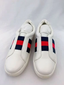 Neu im Karton Nine West Pinhorno flache Damenschuhe aus Leder weiß bunt  - Bild 1 von 5