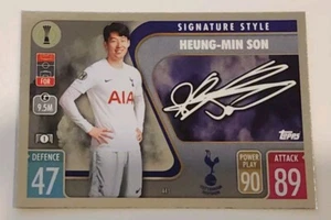 2021-22 Match Attax UEFA Card - Heung-Min Son Signature Style Tottenham Hotspur - Bild 1 von 1