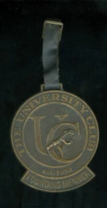 USC Gamecocks UNIVERSIITY CLUB Golf Course FOUNDING MEMBER Bag Badge MUST L@@K - Picture 1 of 1