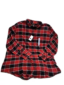 Croft & Barrow Shirt Mens Size 3XB Big & Tall Extra Soft Flannel Long Sleeve NWT - Picture 1 of 7