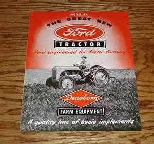 1948-1952 Ford Traktor Dearborn Landmaschinen Modell 8N Verkaufsprospekt 49 50 51 - Bild 1 von 2