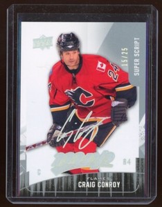 2009-10 Upper Deck MVP Super Script #252 Craig Conroy 15/25 *S2979