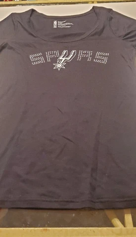 San Antonio Spurs Women's  NBA Team apparel  shirt  L Cover