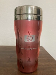 HP Go Women Travel Mug Breast Cancer Awareness Pink Ribbon Gordon Sinclair - Picture 1 of 7