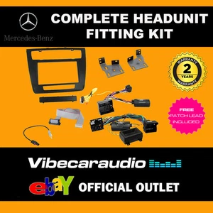 CTKMB08 Mercedes SL R230 2004> Double Din Radio Installation Kit - Picture 1 of 1