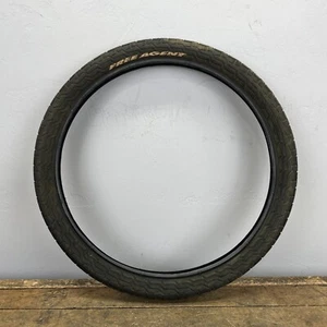 Free Agent Jurgen BMX Tire 20" Old School BMX 20 in 2.0 Freestyle Blackwall 90s - Picture 1 of 16