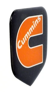 GRILLE EMBLEM fits RAM DIESEL 2006-2010 Black/Orange - Bild 1 von 1