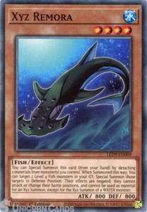 LED9-EN009 Xyz Remora  Common 1st Edition Mint YuGiOh Card
