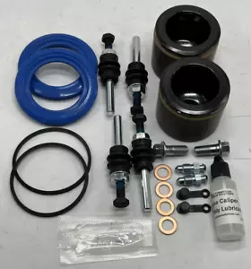 Front Brake Caliper Rebuild Kit w/ Pistons for Jeep Wrangler JK 2007-2018 - Foto 1 di 1